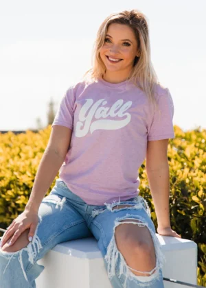 Soft Blush Casual Tee